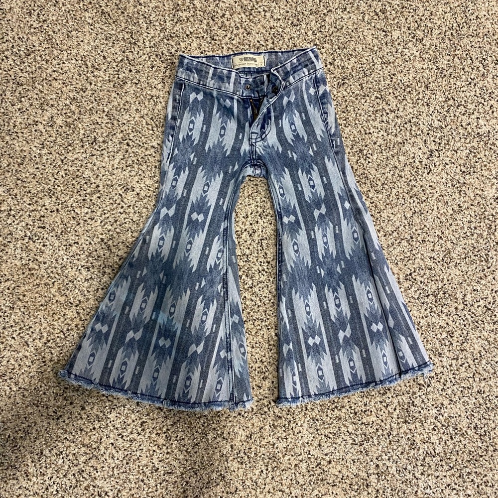 Little girl Rock and Roll Cowgirl jeans